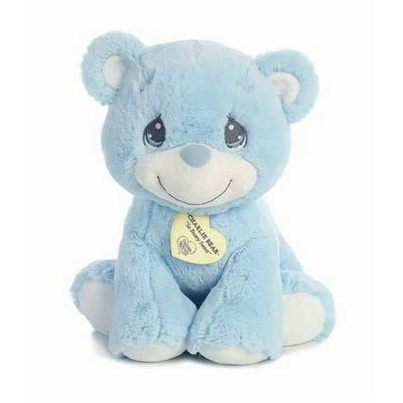Precious Moments Charlie Bear in Blue