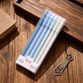 thumbnail image 5 of 6 Pcs Pastel Tone Gel Pens, 0.5mm Fine Point Blue Ink Pens, Handwriting Pens, Multi Shade Ballpoint Pens, Smooth Writing Pens, Quick Drying Pens for Note Taking, Journaling, 5 of 6