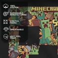 thumbnail image 4 of Minecraft Creeper Collage Boys T-Shirt, Black, Short Sleeve, Cotton Blend,, 4 of 10