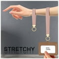 thumbnail image 3 of Soda Candy Stretchy Wristlet Keychain Cute Key Chain Anti-Drop Woven Wrist Lanyard for Car Keys with 3 Keyrings and D-ring for Women Men, 3 of 8