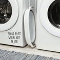 HoneyCanDo Set of 2 Collapsible Rubber Laundry Baskets with Handles