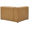 thumbnail image 6 of Modway Mingle Vegan Leather Sofa and Armchair Set in Tan, 6 of 10