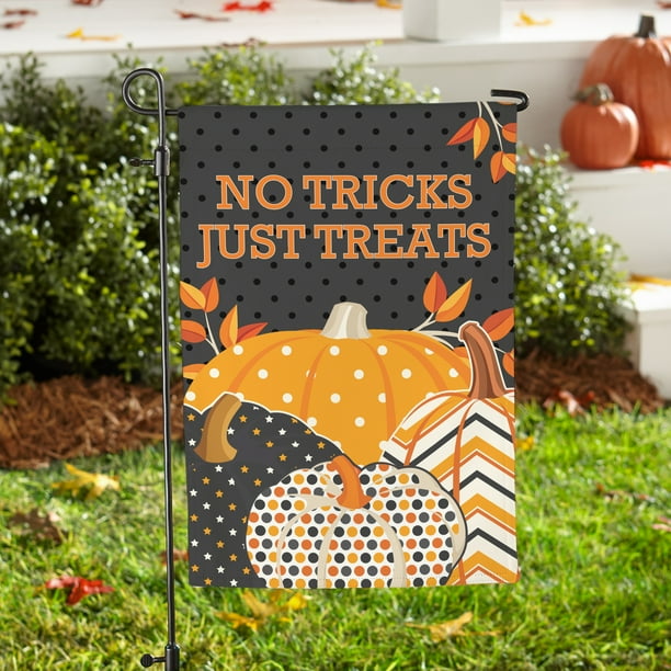 Personalized Pattern Pumpkin Garden Flag - Walmart.com - Walmart.com