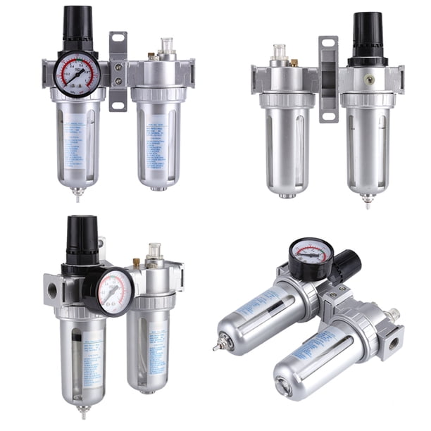 Haofy Regulador de Filtro de Aire, Neumática Regulador de Presión de Aire para Compresor SFC300 3/8 '' Ecomeon no