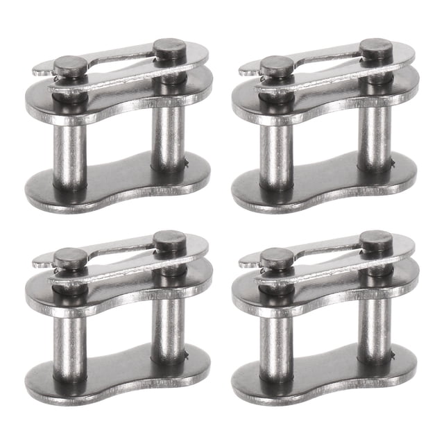 Unique Bargains 4Pack #40 Chain Master Connector Link Roller 1/2' Pitch Stainless Steel for 08A Chain