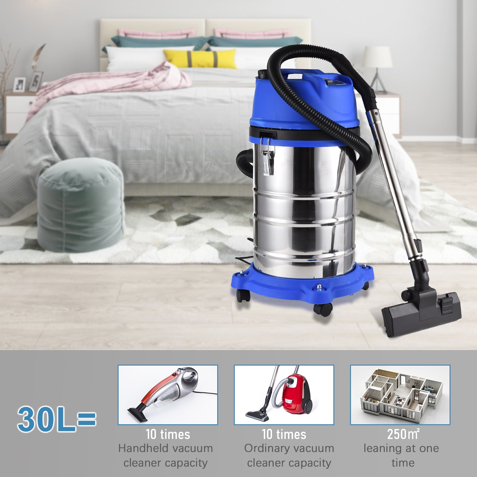 Vacuum cleaner, Cleaner Car Commercial Use And 1600w Floor Cleaner 18kpa Suction Car Cleaner Cleaner 30l/8 18kpa Cleaner Car Mewmewcat Cleaner 30l8 18kpa Buzhi