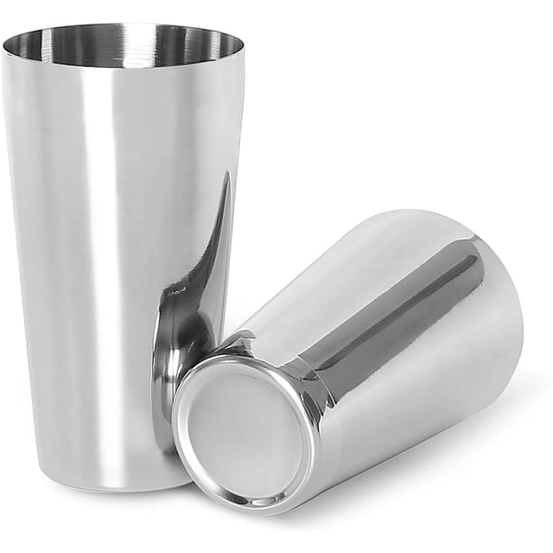 Coctelera Boston, dos cocteleras de acero inoxidable, kit de 600 ml (21 oz) y 750 ml (26 oz) para preparar cócteles, coctelera de 2 piezas para bartenders profesionales y amantes de los cócteles en casa Sailing Electrónica