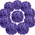 thumbnail image 2 of Promotion!Silk Hydrangea Heads Artificial Flowers Heads With Stems For Home Wedding Decor Pack Of 10, 2 of 5