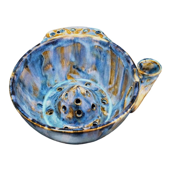 Berry Washing Bowl, Self‑Spinning Fruit Washer Colander With Drain Holes, Hands‑Free Rinsing Ceramic Drainage Basket, Quick Strain Design For Strawberries, Blueberries, Grapes And Tomatoes