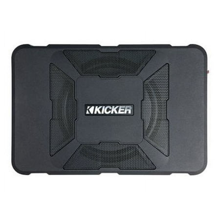 KICKER - Hideaway 8" Subwoofer with Enclosure and Integrated 150W Amplifier - Black