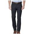 thumbnail image 2 of Zshosam Mens Pants Men's Classic-Fit Expandable-Waist Flat-Front Dress Pant(Navy,29), 2 of 3