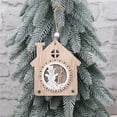 thumbnail image 3 of Decoración navideña de Año Nuevo, luz Led creativa, árbol de Navidad, colgante, estrella, casa, corazón, adorno de madera, fiesta de Navidad, 3 of 5