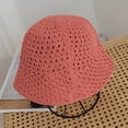 thumbnail image 6 of UDIYO Sun Hat Solid Color Breathable Milk Fiber Fabric Knitted Bucket Hat for Women, 6 of 8
