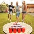 thumbnail image 6 of JUMRHFAN 62PCS Beer Pong Cup Set, Contains 50 Cups and 12 Table Tennis Balls, 500 ml Beer Pong Cups, Reusable Beer Pong Party Cups for Party, Drinking Games, Camping, Birthday, Wedding, 6 of 7
