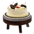 thumbnail image 3 of Miangastore Coffee Mini Wood Stool for Home Display Decorative Stand with Stable Support Points 6.5 Inches, 3 of 8