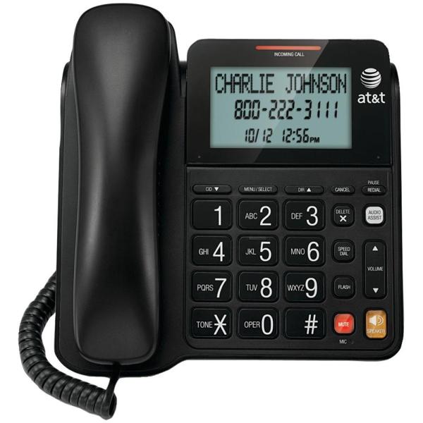 AT&T CL2940 Corded Single Line Speakerphone Caller ID/Call Waiting with Large Tilt Display - image 4 of 6