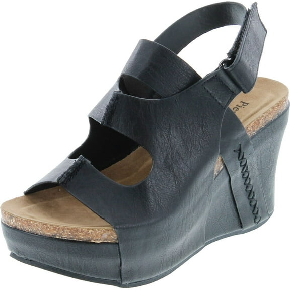 Pierre Dumas Hester-10 Women Low Wedge With an Adjustable Side Buckle