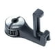 thumbnail image 1 of Gancho oculto para reposacabezas de coche 2 en 1 con soporte para teléfono y colgador para respaldo de asiento plegable Plata, 1 of 9