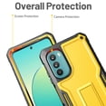 thumbnail image 3 of FITO For Moto G 5G 2022 Case, Phone Case with Screen Protector and Kickstand (Yellow), 3 of 7