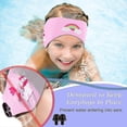 thumbnail image 2 of Diadema de natación impermeable para niños, ajustable, para mantener el agua fuera, banda de protección auditiva para bañarse, nadar, bucear., 2 of 2