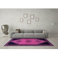 thumbnail image 3 of Ahgly Company Indoor Rectangle Southwestern Purple Country Area Rugs, 5' x 7', 3 of 4