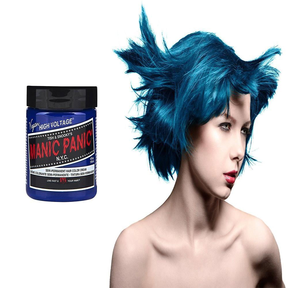 Semi- Permanent Hair Dye After Midnight Blue, Manic Panic ...