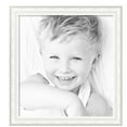 thumbnail image 2 of ArtToFrames 28" x 30" Majestic White Picture Frame, 28x30 inch Silver Wood Poster Frame (WOM-5198), Pack, 2 of 7