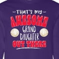 thumbnail image 4 of Inktastic That's My Awesome Granddaughter out There with Volleyball Long Sleeve T-Shirt, 4 of 5