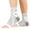 White, variant on 1Pair Neuropathy Socks - Peripheral Neuritis Compression Diabetic Toeless Foot Sleeves for Nerve Damage Pain in Feet, Ankle Gout, Plantar Fasciitis Relief Brace for Men and Women
