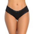 thumbnail image 3 of Alove Women's Comfort Panties Lace Underwear Nylon Hipster 4 Pack, 3 of 6