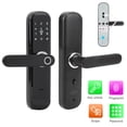 thumbnail image 4 of Password Lock, Emergency Key Hole Zinc Alloy Smart Door Lock With Keys Cards For Apartment For Hotel For Home, 4 of 8