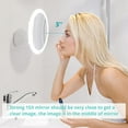 10X Smart Makeup Magnifying Mirror LED Supplementary Light Mirror