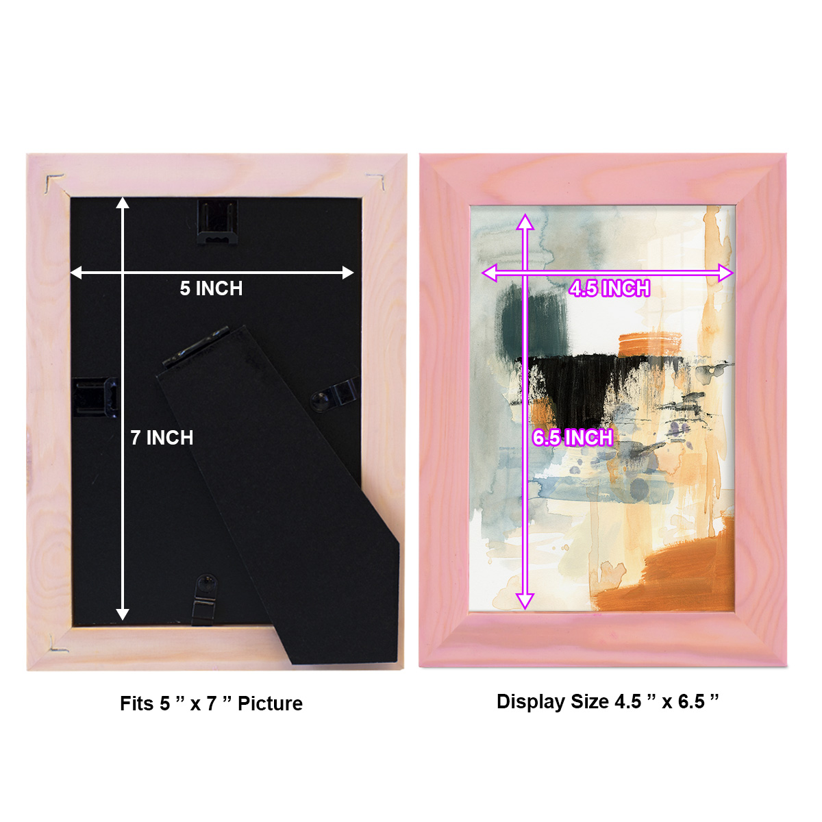 Seria IV - Framed Print w/glass - Sunset Pink