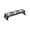 Black, variant on Elevated Triple Pet Feeder with Three Stainless Steel Bowls Foldable Raised Dog Bowl Stand for Neck Protection Small Dogs and Cats Multi-Pet Food Water Station Stand and Support - Gray
