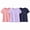 WMHBGT26T95, variant on HILEELANG Little/Big Girls 4-13Y Pink/Purple/Navy Pocket 100% Cotton T-Shirt 3-Pack, Size 6-7Y