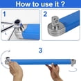 thumbnail image 4 of Offset Extension Wrench - Offset Extension Wrench Impact & Ratchet Extension Bar Set with 1/2", 1/4", 3/8" Adapters, 4 of 6