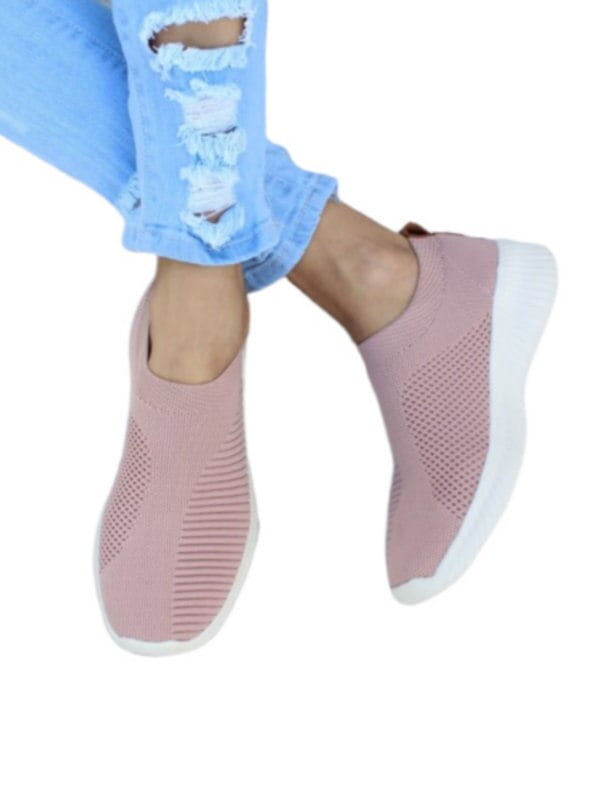 pink slip on trainers womens