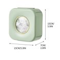 thumbnail image 2 of WIZUTIZ Plastic Wrap Cover Storage Box Household Perforation- Wall Hanging Extractor Multi-functional Shoe Cover Shower Cap Plastic Wrap Storage Box Home Assembly Novelty, 2 of 2