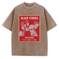 thumbnail image 4 of Camisetas góticas de gran tamaño para hombres y mujeres, camiseta Retro lavada Y2k, camisetas con estampado de letras de Calavera, camisa informal suelta de manga corta, 4 of 5
