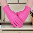 thumbnail image 3 of Pink Nitrile Disposable Gloves 20/100Count 3 Mil Latex Free Cooking Cleaning Gloves for Esthetician Nail Hair Dye Stylist Tattoo, 3 of 9