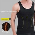thumbnail image 6 of Men's Compression Top - High-Performance Shaping Vest for Men, Large-Sized High-Rise Vest for Men, Perfect Body Shape., 6 of 7