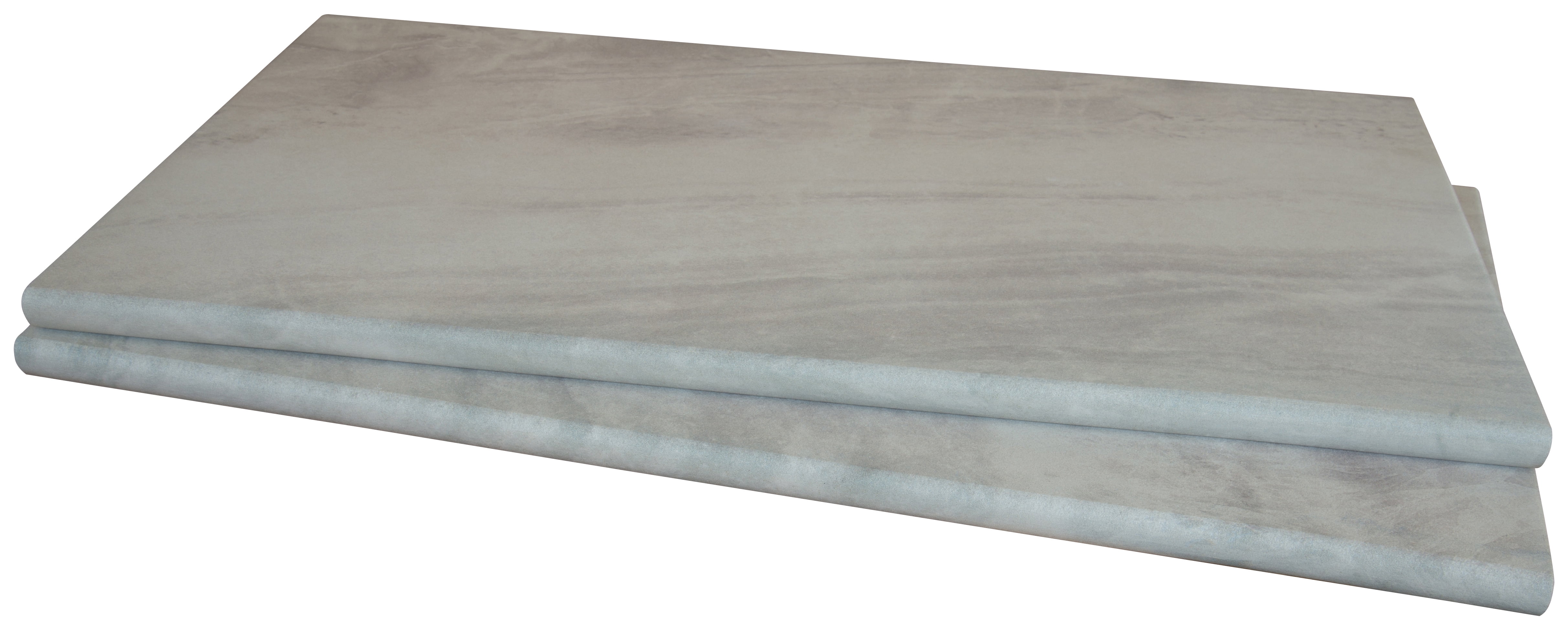 Praia Grey 24 in. x 13 in. Matte Porcelain Pool Coping (4.33 sq. ft. / case)