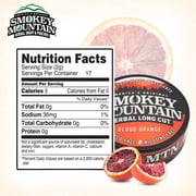 Smokey Mountain Herbal Long Cut – Blood Orange – 5 Can Box - Tobacco Free and Nicotine Free Snuff