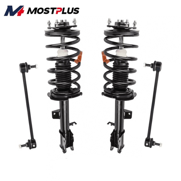 MOSTPLUS 4PCS Front Shock Struts w/ Sway Bar Link for 2005-2011 Escape Tribute Mariner