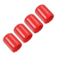 thumbnail image 1 of Cubierta de punta de piscina de goma Uxcell de 13 mm, protector de punta de taco de billar, accesorio de snooker, paquete de 4, 1 of 5
