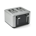 Farberware Touchscreen 4Slice Toaster, Stainless Steel and Black, New