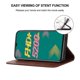 thumbnail image 4 of Funda de piel para Infinix Hot 11 X662, marrón, 4 of 5