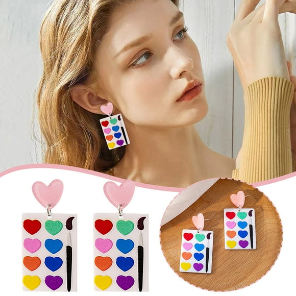 iTNHFP Earrings for Women Paint Panel Acrylic Earrings Design Earrings