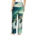 thumbnail image 2 of Bingfone Pajamas for Women,Watercolor Turtle1 Pajama Pants with Pockets-Small, 2 of 7
