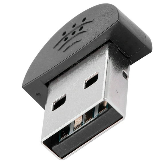 USB 2.0 Mini Microphone, Laptop Desktop PC Plug and Play for Skype, MSN, Voice Search and Games, 360 Omnidirectional